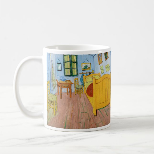 Vincent Van Gogh - Vincent's Bedroom in Arles Coffee Mug (Left)