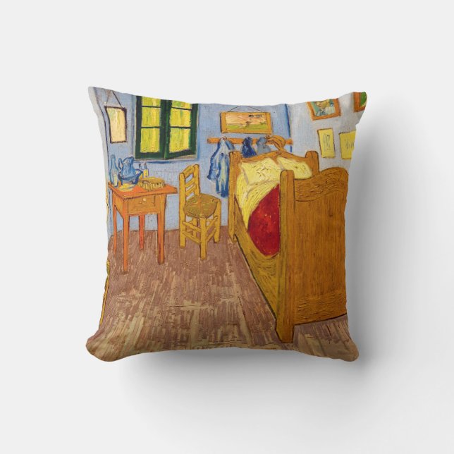 Vincent van Gogh - Vincent's Bedroom in Arles Cushion (Front)