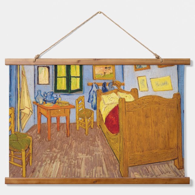 Vincent van Gogh - Vincent's Bedroom in Arles Hanging Tapestry (Front)