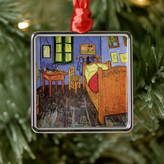 Vincent van Gogh - Vincent's Bedroom in Arles Metal Tree Decoration (Tree)