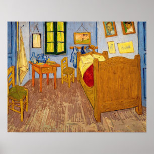 Vincent van Gogh - Vincent's Bedroom in Arles Poster
