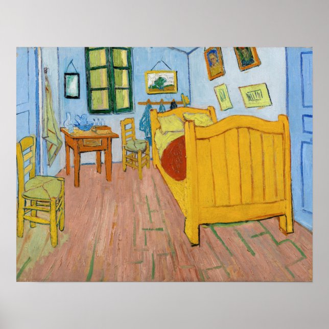 Vincent Van Gogh - Vincent's Bedroom in Arles Poster (Front)