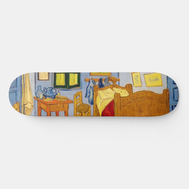 Vincent van Gogh - Vincent's Bedroom in Arles Skateboard (Horz)