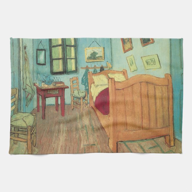 Vincent van Gogh - Vincent's Bedroom in Arles Tea Towel (Horizontal)