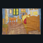 Vincent van Gogh - Vincent's Bedroom in Arles Tea Towel<br><div class="desc">Vincent's Bedroom in Arles / Van Gogh's Bedroom in Arles / La Chambre de Van Gogh a Arles by Vincent Van Gogh in 1889</div>