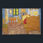 Vincent van Gogh - Vincent's Bedroom in Arles Tea Towel<br><div class="desc">Vincent's Bedroom in Arles / Van Gogh's Bedroom in Arles / La Chambre de Van Gogh a Arles by Vincent Van Gogh in 1889</div>