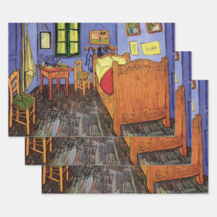 Vincent van Gogh - Vincent's Bedroom in Arles Wrapping Paper Sheet