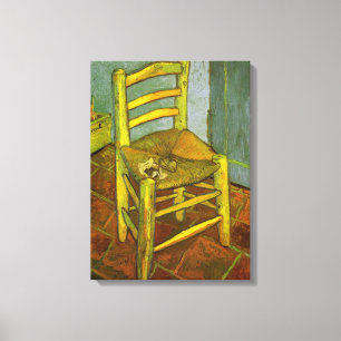 Vincent van Gogh - Vincent's Chair with His Pipe Canvas Print