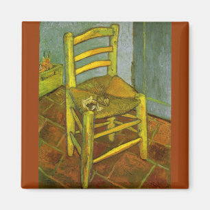 Vincent van Gogh - Vincent's Chair with His Pipe Magnet