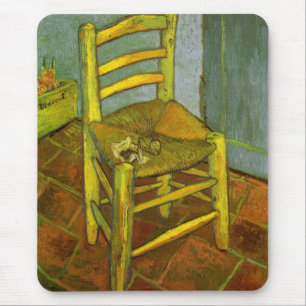 Vincent van Gogh - Vincent's Chair with His Pipe Mouse Mat