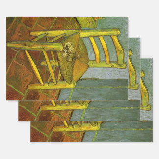 Vincent van Gogh - Vincent's Chair with His Pipe Wrapping Paper Sheet