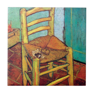 Vincent Van Gogh - Vincent's Chair With Pipe Tile