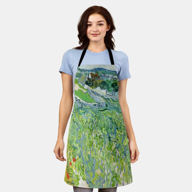Vincent van Gogh - Vineyards at Auvers Apron (Worn)