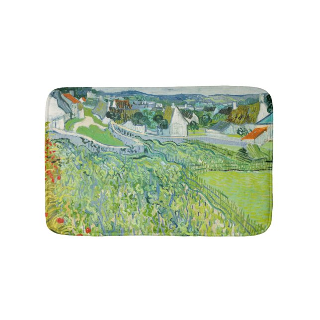 Vincent van Gogh - Vineyards at Auvers Bath Mat (Front)