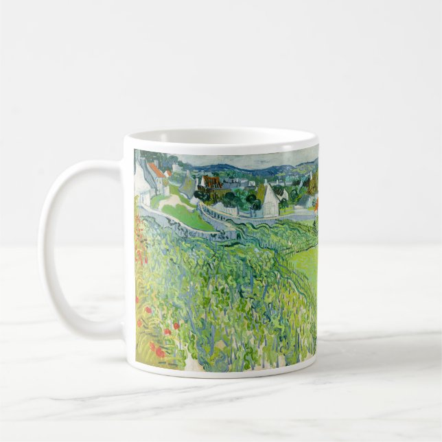 Vincent van Gogh - Vineyards at Auvers Coffee Mug (Left)