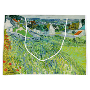 Vincent van Gogh - Vineyards at Auvers Large Gift Bag