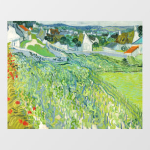 Vincent van Gogh - Vineyards at Auvers Window Cling