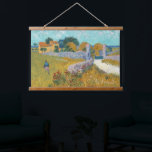 Vincent Van Gogh Vintage Farmhouse in Provence   Hanging Tapestry<br><div class="desc">A charming print of "Farmhouse in Provence" an oil on canvas painting created in 1888 by Vincent van Gogh. Vincent van Gogh (1853 – 1890) was a Dutch Post-Impressionist painter who in just over a decade created approximately 2, 100 paintings including about 860 oil paintings, most of which were created...</div>