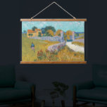 Vincent Van Gogh Vintage Farmhouse in Provence   Hanging Tapestry<br><div class="desc">A charming print of "Farmhouse in Provence" an oil on canvas painting created in 1888 by Vincent van Gogh. Vincent van Gogh (1853 – 1890) was a Dutch Post-Impressionist painter who in just over a decade created approximately 2, 100 paintings including about 860 oil paintings, most of which were created...</div>