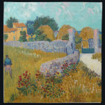 Vincent Van Gogh Vintage Farmhouse in Provence Napkin<br><div class="desc">A charming print of "Farmhouse in Provence" an oil on canvas painting created in 1888 by Vincent van Gogh. Vincent van Gogh (1853 – 1890) was a Dutch Post-Impressionist painter who in just over a decade created approximately 2, 100 paintings including about 860 oil paintings, most of which were created...</div>