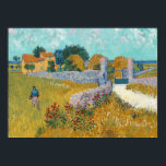 Vincent Van Gogh Vintage Farmhouse in Provence Poster<br><div class="desc">A charming print of "Farmhouse in Provence" an oil on canvas painting created in 1888 by Vincent van Gogh. Vincent van Gogh (1853 – 1890) was a Dutch Post-Impressionist painter who in just over a decade created approximately 2, 100 paintings including about 860 oil paintings, most of which were created...</div>