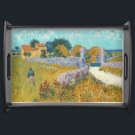 Vincent Van Gogh Vintage Farmhouse in Provence Serving Tray<br><div class="desc">A charming print of "Farmhouse in Provence" an oil on canvas painting created in 1888 by Vincent van Gogh. Vincent van Gogh (1853 – 1890) was a Dutch Post-Impressionist painter who in just over a decade created approximately 2, 100 paintings including about 860 oil paintings, most of which were created...</div>