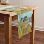 Vincent Van Gogh Vintage Farmhouse in Provence Short Table Runner<br><div class="desc">A charming print of "Farmhouse in Provence" an oil on canvas painting created in 1888 by Vincent van Gogh. Vincent van Gogh (1853 – 1890) was a Dutch Post-Impressionist painter who in just over a decade created approximately 2, 100 paintings including about 860 oil paintings, most of which were created...</div>