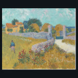 Vincent Van Gogh Vintage Farmhouse in Provence Wra Wrapping Paper<br><div class="desc">Incorporated in the design on this product is a charming print of "Farmhouse in Provence" an oil on canvas painting created in 1888 by Vincent van Gogh. Vincent van Gogh (1853 – 1890) was a Dutch Post-Impressionist painter who in just over a decade created approximately 2, 100 paintings including about...</div>