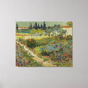 Vincent Van Gogh Vintage Garden at Arles Canvas Print