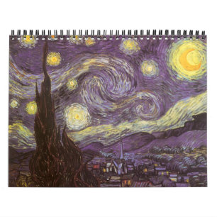 Vincent van Gogh, Vintage Post Impressionism Art Calendar