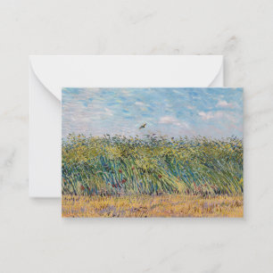 Vincent van Gogh - Wheat Field with a Lark Card