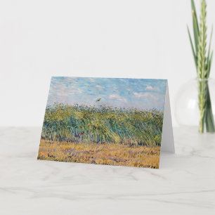 Vincent van Gogh - Wheat Field with a Lark Card