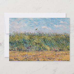 Vincent van Gogh - Wheat Field with a Lark Thank You Card