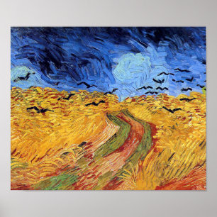 Vincent Van Gogh - Wheat Field with Black Crows Poster
