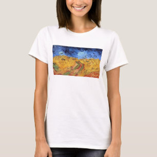Vincent Van Gogh - Wheat Field with Black Crows T-Shirt