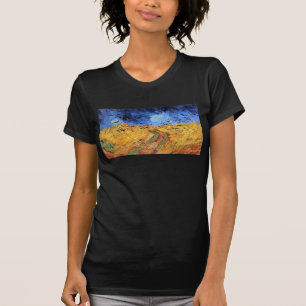 Vincent Van Gogh - Wheat Field with Black Crows T-Shirt