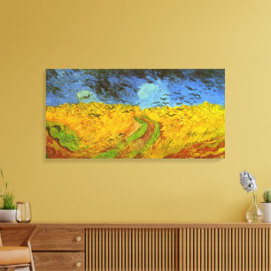 Vincent van Gogh Wheat Field with Crows Canvas Print