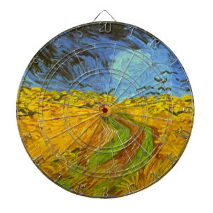 Vincent van Gogh Wheat Field with Crows Dartboard