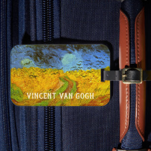 Vincent van Gogh Wheat Field with Crows Luggage Tag