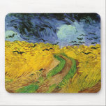 Vincent Van Gogh Wheat Field with Crows Mousepad<br><div class="desc">Van Gogh impressionism</div>