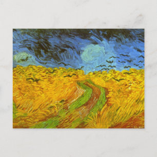 Vincent van Gogh Wheat Field with Crows Postcard