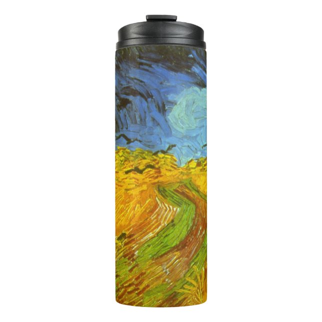 Vincent van Gogh Wheat Field with Crows Thermal Tumbler (Front)