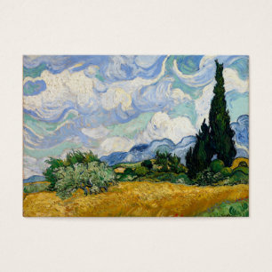 Vincent Van Gogh Wheat Field With Cypresses