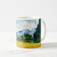 Vincent Van Gogh Wheat Field with Cypresses