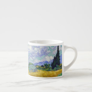 Vincent Van Gogh - Wheat Field with Cypresses Espresso Cup