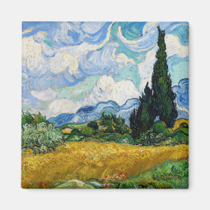 Vincent Van Gogh - Wheat Field with Cypresses Magnet