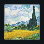 Vincent Van Gogh Wheat Field with Cypresses Magnet<br><div class="desc">Vincent Van Gogh Wheat Field with Cypresses Vintage Fine Art Magnet</div>