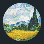 Vincent Van Gogh Wheat Field with Cypresses Magnet<br><div class="desc">Vincent Van Gogh Wheat Field with Cypresses Vintage Fine Art Magnet</div>
