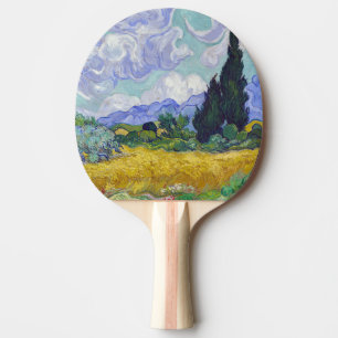 Vincent Van Gogh - Wheat Field with Cypresses Ping Pong Paddle