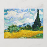 Vincent Van Gogh Wheat Field with Cypresses Postcard<br><div class="desc">Vincent Van Gogh Wheat Field with Cypresses Vintage Fine Art Postcard</div>